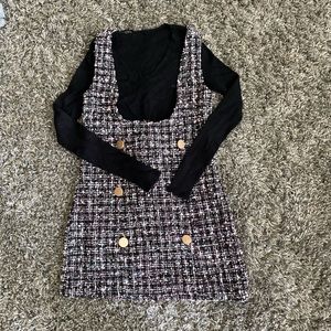 Overall dress, colorful